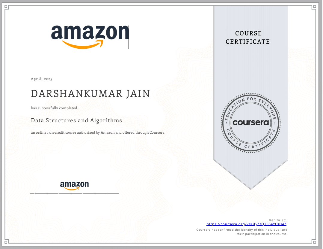Certificate 3